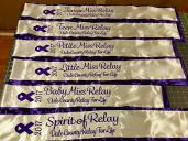 relay for life pageant sashes